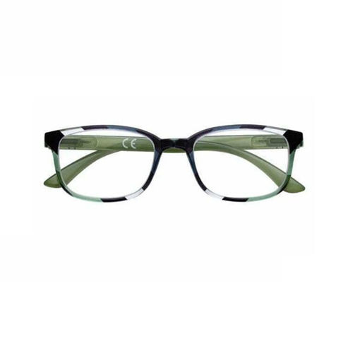 Picture of ZIPPO READING GLASSES +3.50 GREEN/BLACK STRIPPED